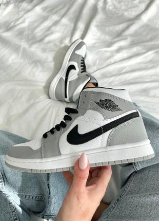 Кроссовки nike jordan white grey