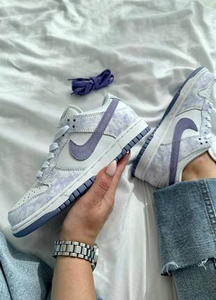 Кроссовки nike dunk light purple