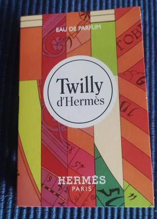Hermes twilly d`hermesпарфюмерная вода (пробник)