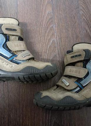 Термо ботинки (кожаные) bama 28 размер 16 см стелька