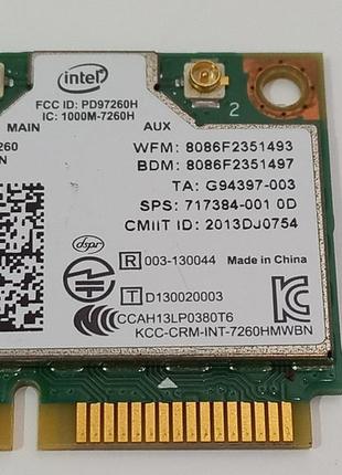 WI-FI модуль 7260HMW BN Intel Wireless-N 7260 ноутбук Fujitsu ...