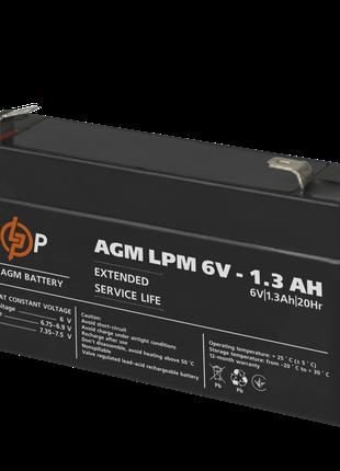 Аккумулятор AGM LPM 6V - 1.3 Ah