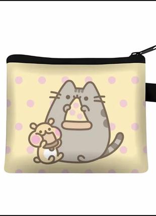 Кошелек косметичка кот пушин   pusheen