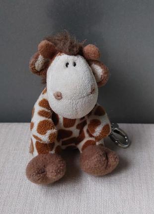 Мягкая игрушка брелок жираф