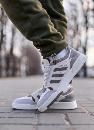 Adidas drop step low beige
