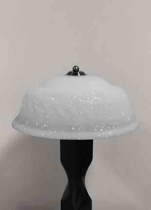 Запасной плафон абажур 30 см стекло для настольной лампы
