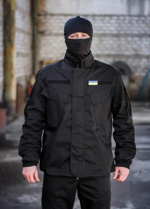 Тактична куртка Ріп-стоп чорна