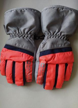 Детские теплые зимние лыжные перчатки