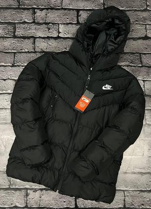 Стильна чоловіча куртка nike/брендова куртка найк на зиму