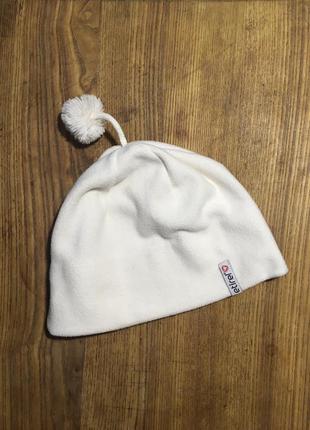 Etirel флисовая белая спортивная женская шапка