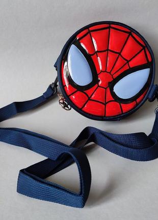 Круглая сумочка spiderman человек паук