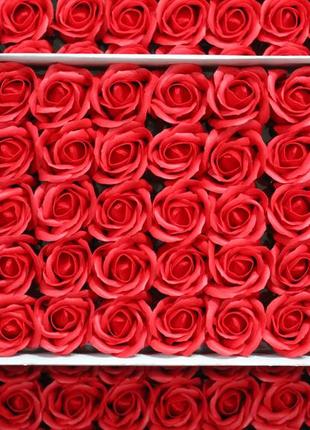 Мыльная роза красная для создания роскошных неувядающих букето...