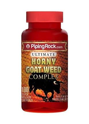 Рогатый Козий сорняк Piping Rock Ultimate Horny Goat Weed Comp...