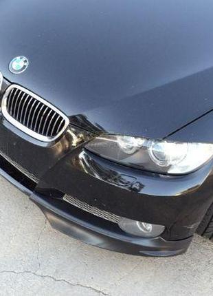 Накладка на передний бампер БМВ 3 Е92, Юбка передняя BMW E92 Т...