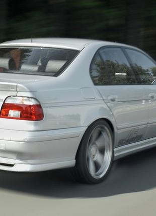 Накладка на задний бампер BMW E39, БМВ Е39, стиль Шницер тюнинг