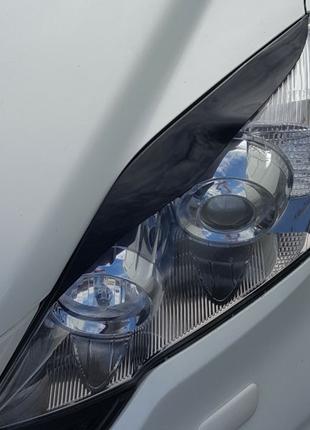 Накладки на фары Honda CR-V 2006-2012, Хонда ЦРВ ресницы Тюнинг