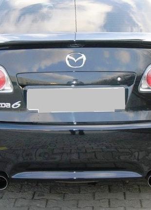 Лип спойлер Mazda 6 GG (02-08), Мазда 6 спойлер на крышку бага...