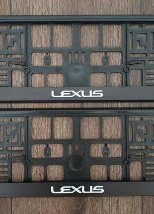 Рамка под номер Lexus. Эксклюзивные номерные рамки Лексус.