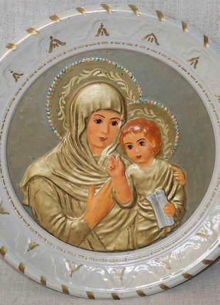 Фарфорова Ікона Марія з Ісусиком ЗХК Тернопіль