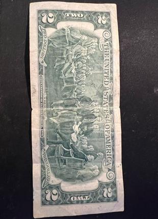 Купюра 2 долара США 1976