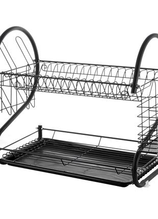 Сушка для посуды Ofenbach NB-100404 черная