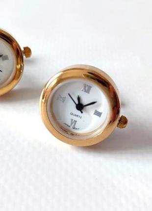 Запонки годинники quartz часи золоті на сорочку кулон чоловічі...