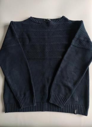 Свитер holebrook sweden knit wear р.xl темно синий