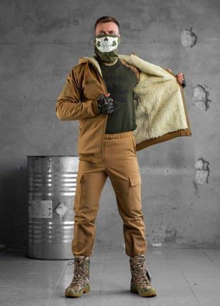 Зимний тактический костюм shredder на овчине ВТ7018
