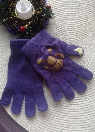 Рукавиці 🧤 десь на 8-12 років перчатки рукавички
