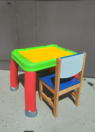 Мебель для деток. Детский стол + стул. Столы. Розвиток. Меблі.