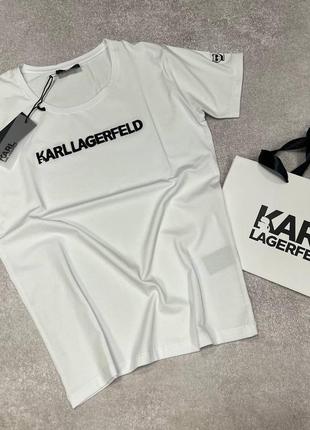 Женская футболка karl lagerfeld