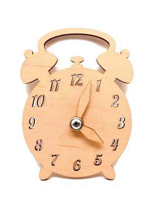Заготовка для бизиборда деревянные часы будильник со стрелками...