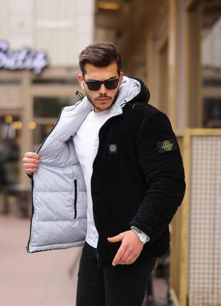 Двостороння куртка stone island