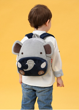 Качественный детский рюкзак слон слоник мальчике девочке