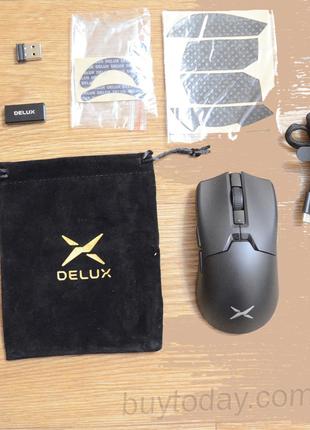 Мышь Delux M800 Ultra lightweight paw3395