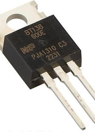 Симистор BT138-600E TO220 600В 12А