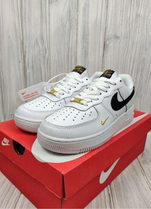 Nike Air Force 1 Low White Black Gold