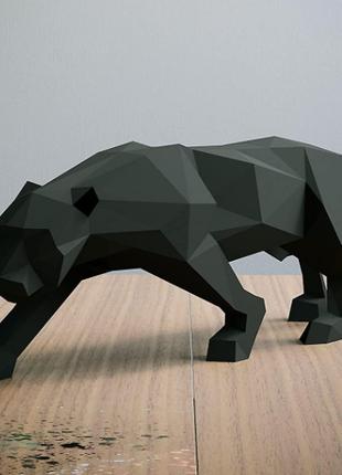 PaperKhan Конструктор из картона кот пума пантера ягу оригами ...