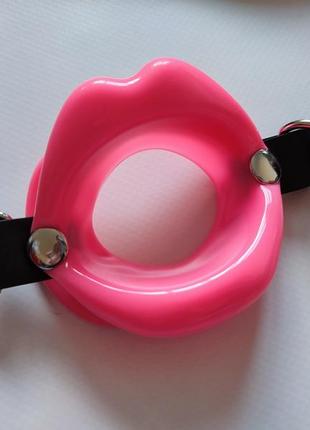 Кляп рожевий губи силіконові бдсм іграшки для дорослих 🍓 губки...
