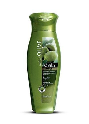 Питание шампунь питающее с оливковым маслом dabur vatika 200 мл