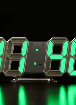 Часы электронные настольные LY-1089 зеленый