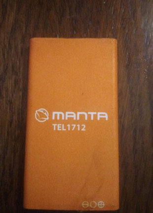 Аккумулятор Manta Tel1712 рабочий