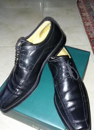 Кожаные туфли claudio conti, размер 42 (29см).