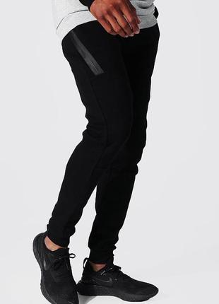 Чоловічі чорні спортивні штани, xl