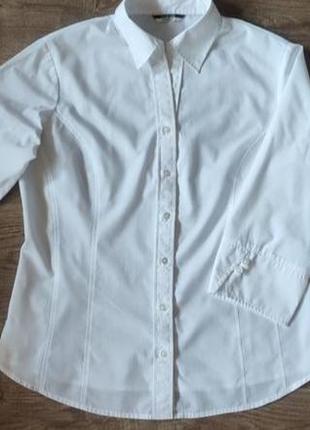 Рубашка рубашка классическая базовая белая george essential