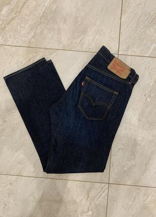 Класичні джинси levi’s 501 levis 34 базові штани чоловічі сині