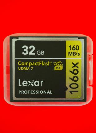 Карта памяти CF Lexar 32 GB CompactFlash 1066x Professional