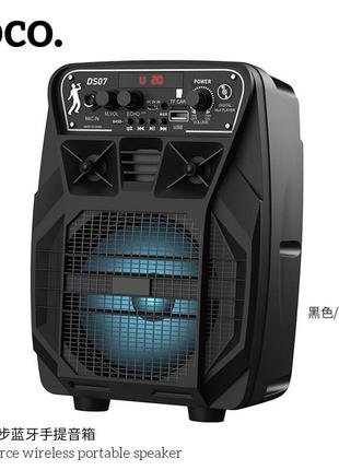 Акустика-караоке HOCO Force wireless portatble speaker DS07 |B...