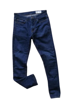 Классные мужские джинсы скинни denim co 26/30 в отличном состо...