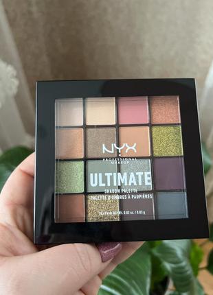 Палетка теней nyx professional makeup ultimate shadow palette